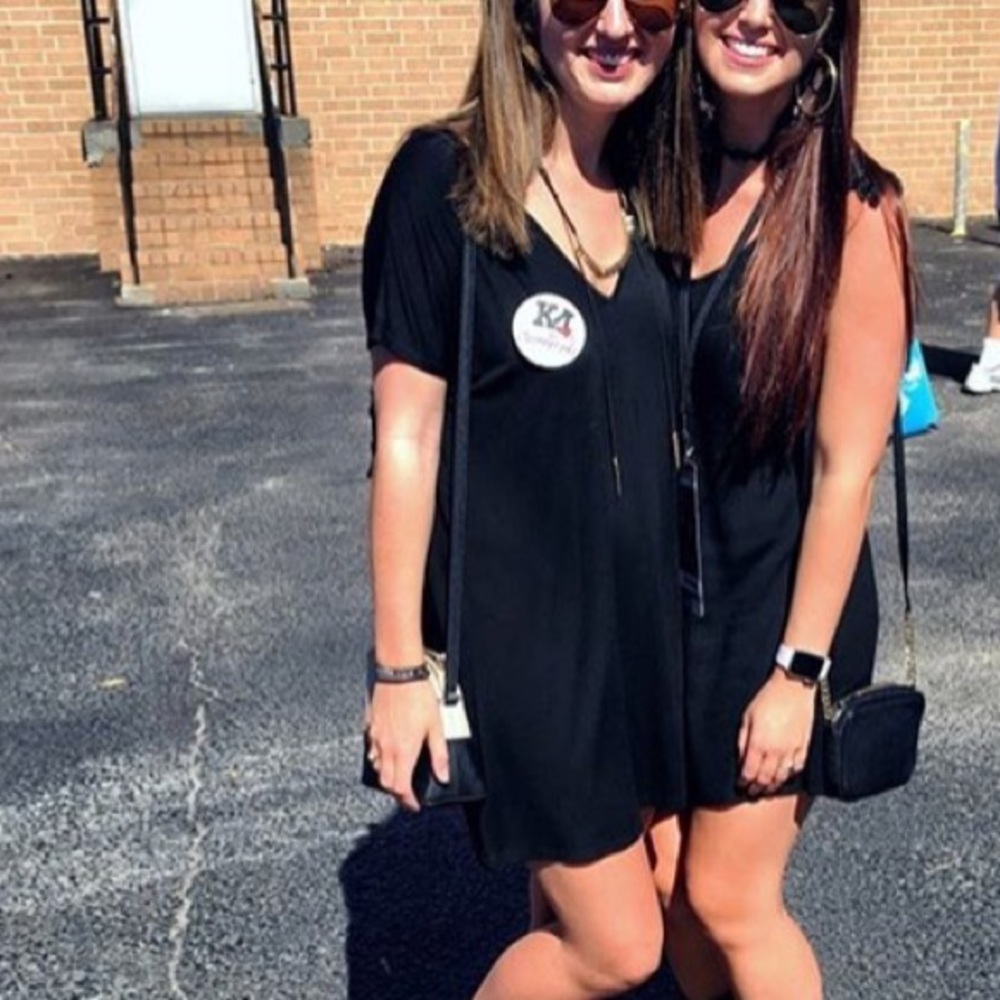 Tobi T-back T-shirt dress